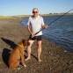 Tarde de pesca en el río Chubut